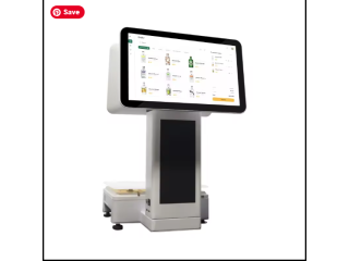 Sistem POS all-in-One cu ecran dublu de vânzare cu ridicata pentru restaurante și supermarketuri